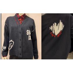 gilet freeman t porter h26 cardie intarsia