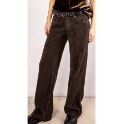 pantalon velour freeman t porter h26 agatha veluto