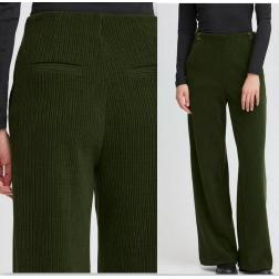 Pantalon velour large ichi h25 20124177