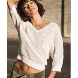 Pull e25 freeman paross blanc