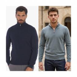 pull grand sasso col chemin&eacute;e zip 55126 h26