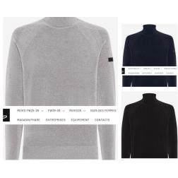 pull rrd col roulé w25133 perm