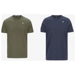 tee shirt k-way mc odom peach h25  